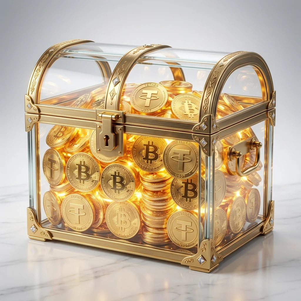 3D-kryptoarkku bonuksilla